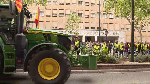 Las protestas de los agricultores regresan al centro de Zaragoza