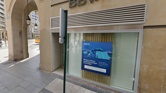 Hasta 74 oficinas en Aragón, pendientes de la fusión entre BBVA y Banco Sabadell