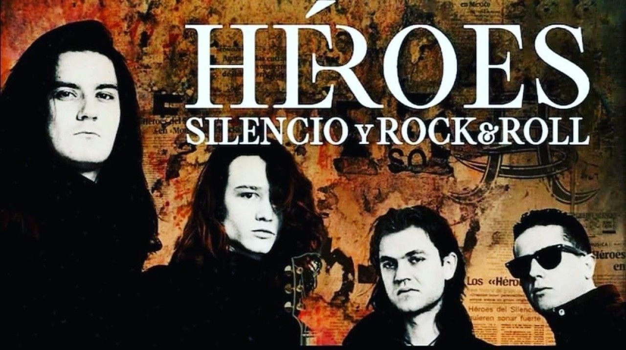 El grupo de rock and roll, Heroes del Silencio, originario de Zaragoza  Stock Photo - Alamy