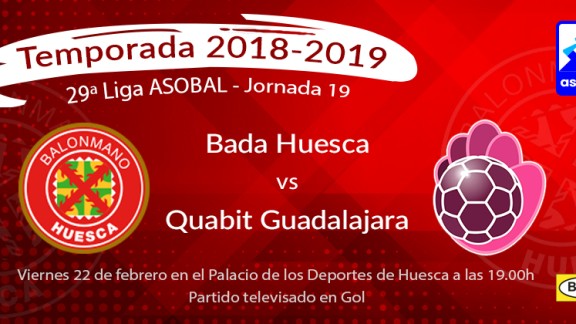 Previa Bada Huesca – Quabit Guadalajara (Viernes 19:00h)