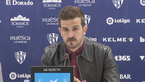 Javi Varas: “Veo mucha positividad en el vestuario del Huesca”