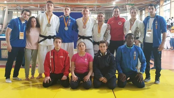 Oros en el Campeonato de España junior de Judo
