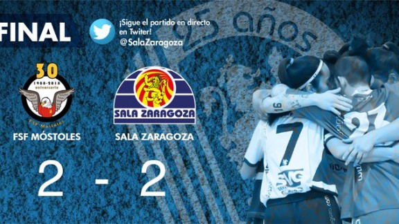 Sala Zaragoza empata frente al Móstoles y deja para la última jornada su salvación