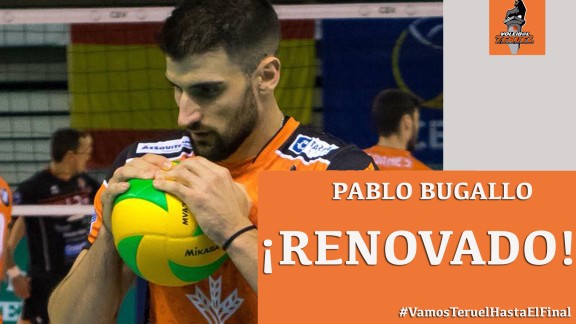 Pablo Bugallo renueva con el CV Teruel para la  temporada 2019/2020