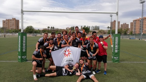 El equipo de rugby 7 de la USJ triunfa en el Campeonato de España Universitario