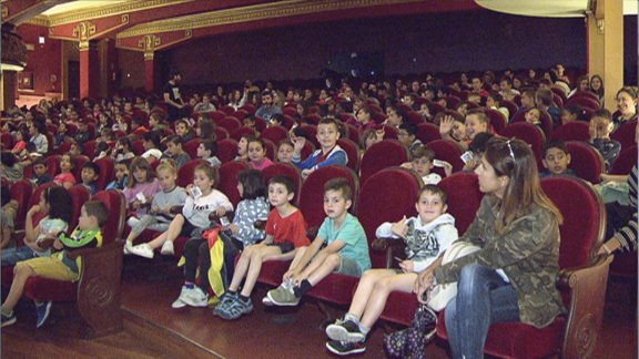 Los escolares de Huesca conocen la historia de la Bolsa de Bielsa a través de la gran pantalla