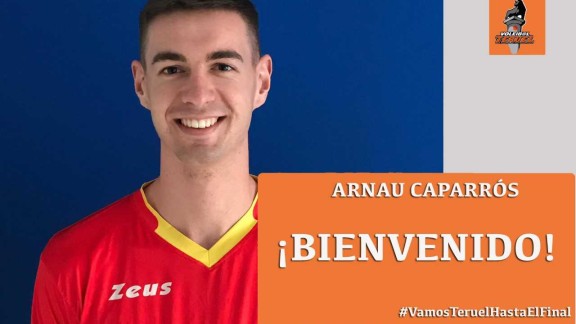 CV Teruel ficha al opuesto Arnau Caparrós procedente del FC Barcelona