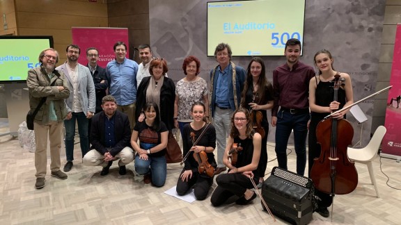 'El Auditorio' celebra sus 500 programas con el futuro de la música clásica