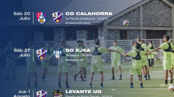 Primeros rivales de la SD Huesca en la pretemporada