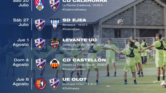 La SD Huesca cierra su calendario de pretemporada