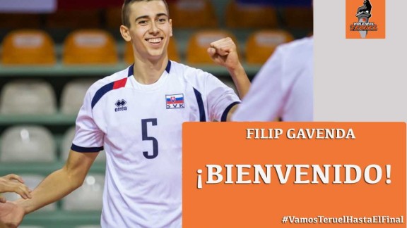 El CV Teruel da la bienvenida a Filip Gavenda