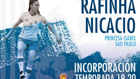 Rafaela Nicacio “Rafinha”, calidad y músculo para Sala Zaragoza