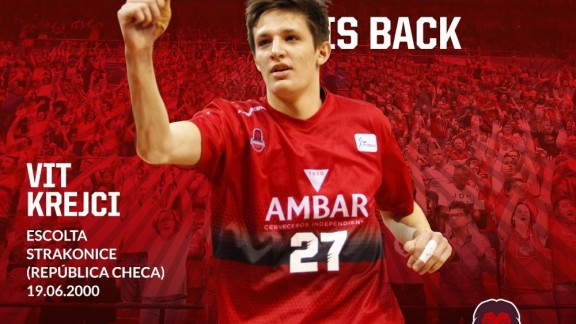 Vit Krejci formará parte del esquema del Basket Zaragoza 2019-2020