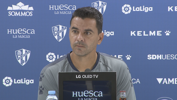Míchel: “Quiero la exigencia porque vine a hacer más grande al Huesca”