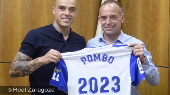 Pombo renueva con el Zaragoza hasta 2023