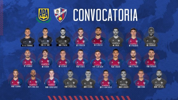 La vuelta de Raba protagoniza la lista de 18 en la SD Huesca