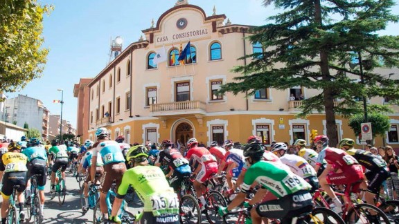 Ejea de los Caballeros acogerá la llegada de una etapa de la Vuelta 2020