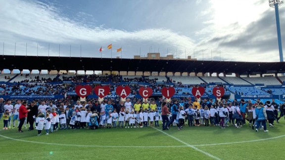 Aspanoa batió récord de recaudación en el partido solidario del Real Zaragoza y el Real Madrid