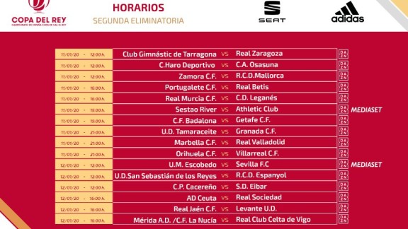 Horario confirmado para el Nástic - Real Zaragoza