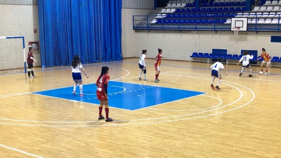 Fiesta del fútbol sala femenino aragonés en Pinseque