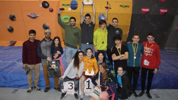 Moreno y Laborda ganan la V edición internacional “Ciudad de Huesca” de escalada en bloque