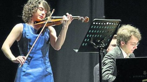 La violinista turolense Alicia Rando