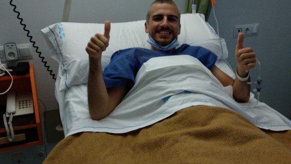 Carlos Retamar, operado con éxito de su tobillo derecho