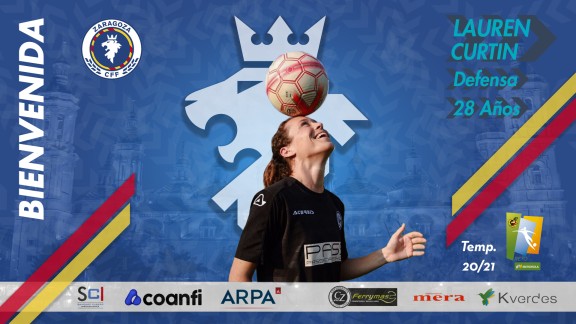 Lauren Curtin, nuevo refuerzo del Zaragoza CFF