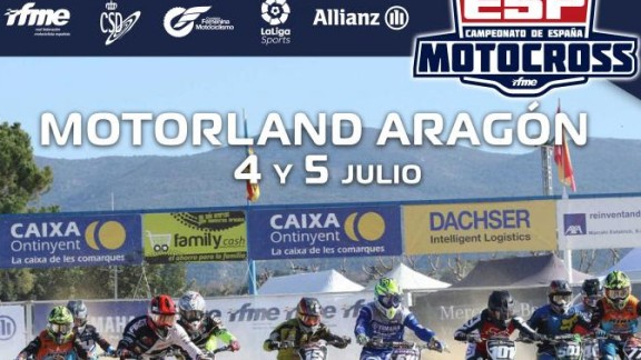 El Campeonato de España de Motocross se reanudará en MotorLand Aragón