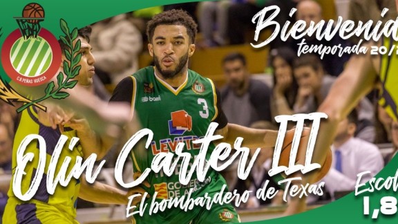 Olin Carter III seguirá en el Club Baloncesto Peñas