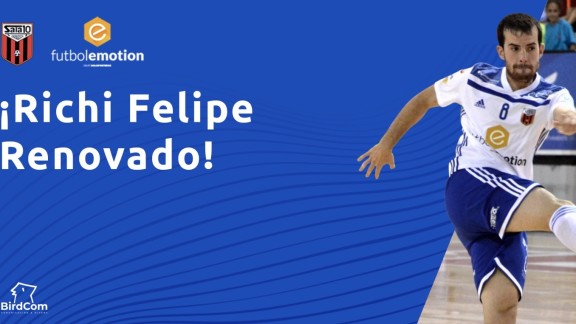 Richi Felipe renueva con el Fútbol Emotion Zaragoza