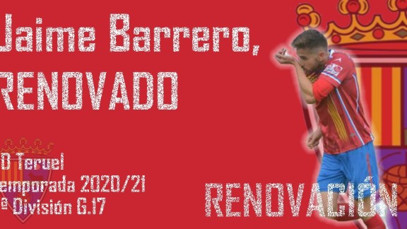 Jaime Barrerro seguirá defendiendo los colores del CD Teruel