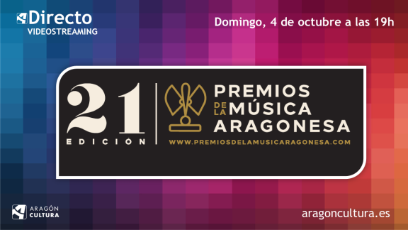Aragón Cultura emite en directo los XXI Premios de la Música Aragonesa