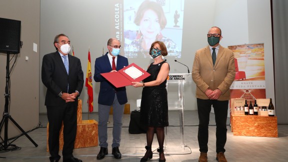 Ana Alcolea recibe el Premio de las Letras Aragonesas 2019