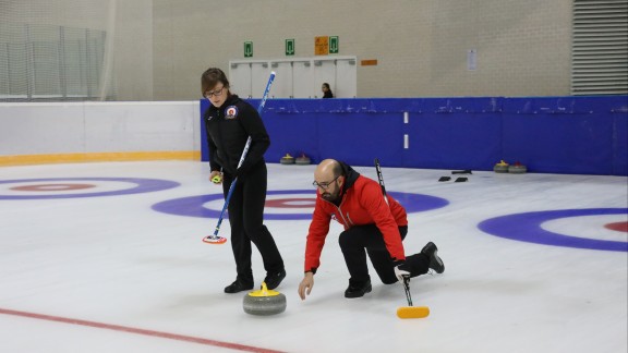 El Club Hielo Jaca participa en el Campeonato de España de Dobles Mixtos de curling