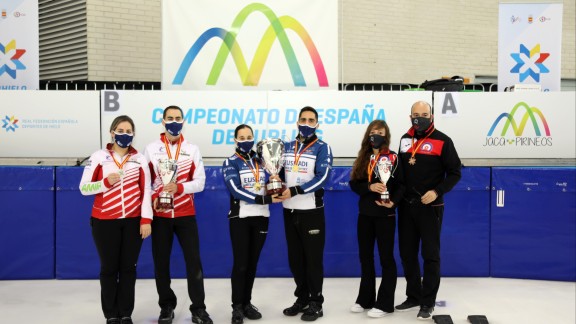 El Curling Club Hielo Jaca, bronce en el Campeonato de España de dobles mixtos