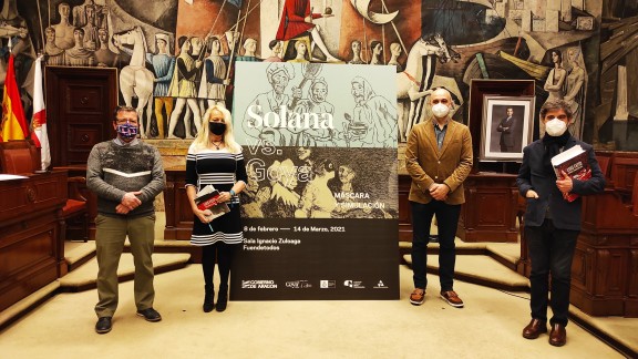 La primera exposición en homenaje al 275 aniversario de Goya ya se puede ver en Fuendetodos