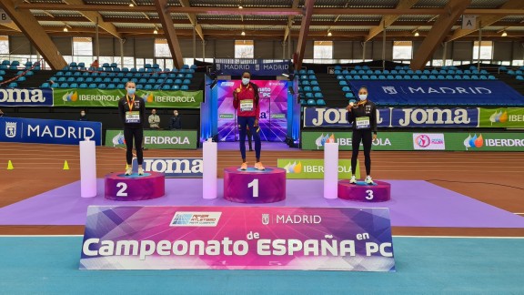 Salma Paralluelo se lleva el bronce en los 400 metros del Nacional de pista cubierta