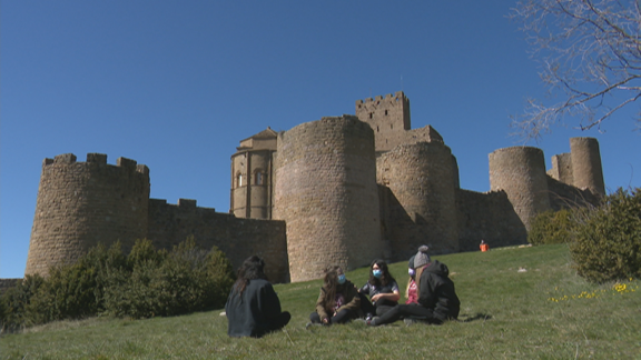 El Castillo de Loarre vuelve a recibir visitas