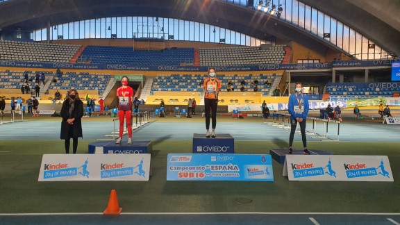 Tres medallas aragonesas en el primer día del Campeonato de España Sub-16 en pista cubierta