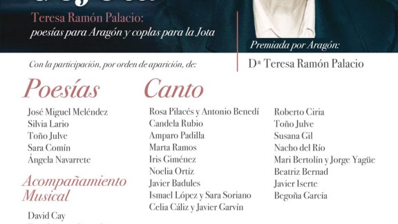 La oscense Teresa Ramón Palacio, Premio Mujeres de Jota 2021