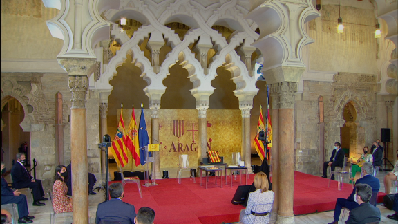 Comienzan los actos de celebración del Día de Aragón en La Aljafería