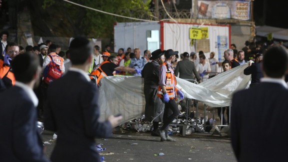 Al menos 44 muertos en una estampida durante un festival religioso judío