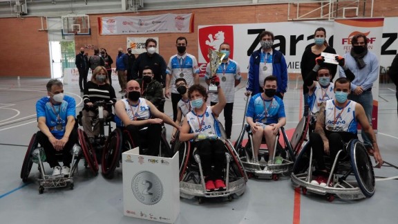 Adapta Zaragoza, Subcampeón de España de rugby en silla de ruedas