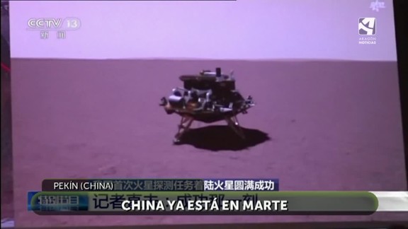 La sonda espacial china ya está en Marte