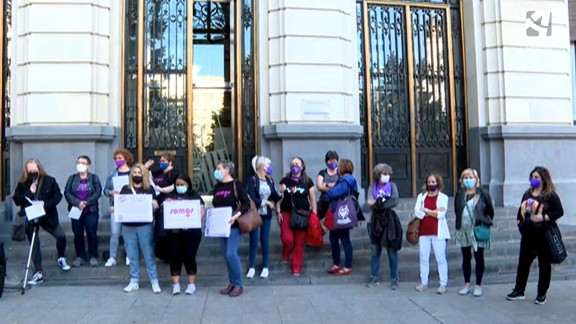 Movilizaciones en Zaragoza y Huesca en rechazo a la violencia ejercida contra los hijos