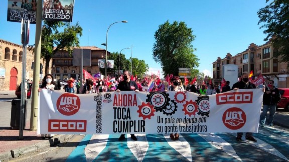 Los sindicatos piden al Gobierno que cumpla con los trabajadores