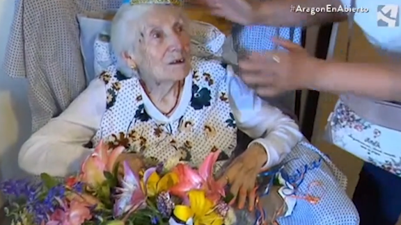 Feliciana celebra sus 101 años con Aragón en Abierto