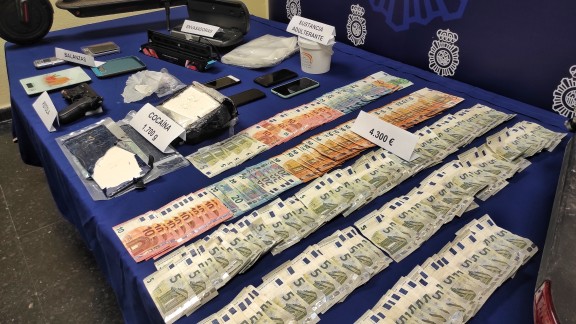 La Policía Nacional desarticula un punto de venta de cocaína en Zaragoza