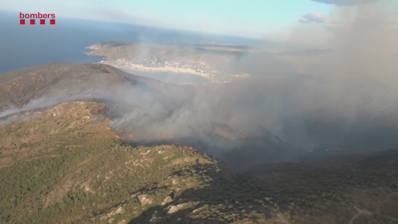 Estabilizado el incendio forestal del Cabo de Creus declarado el viernes